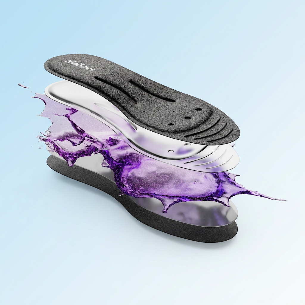 iGelSoles cutaway showing gel construction